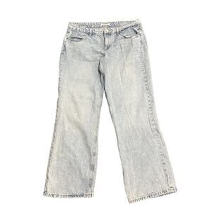 RSQ Womens Low Rise Loose Straight Leg Jeans Size 31 Streetwear Y2K 100% Cotton